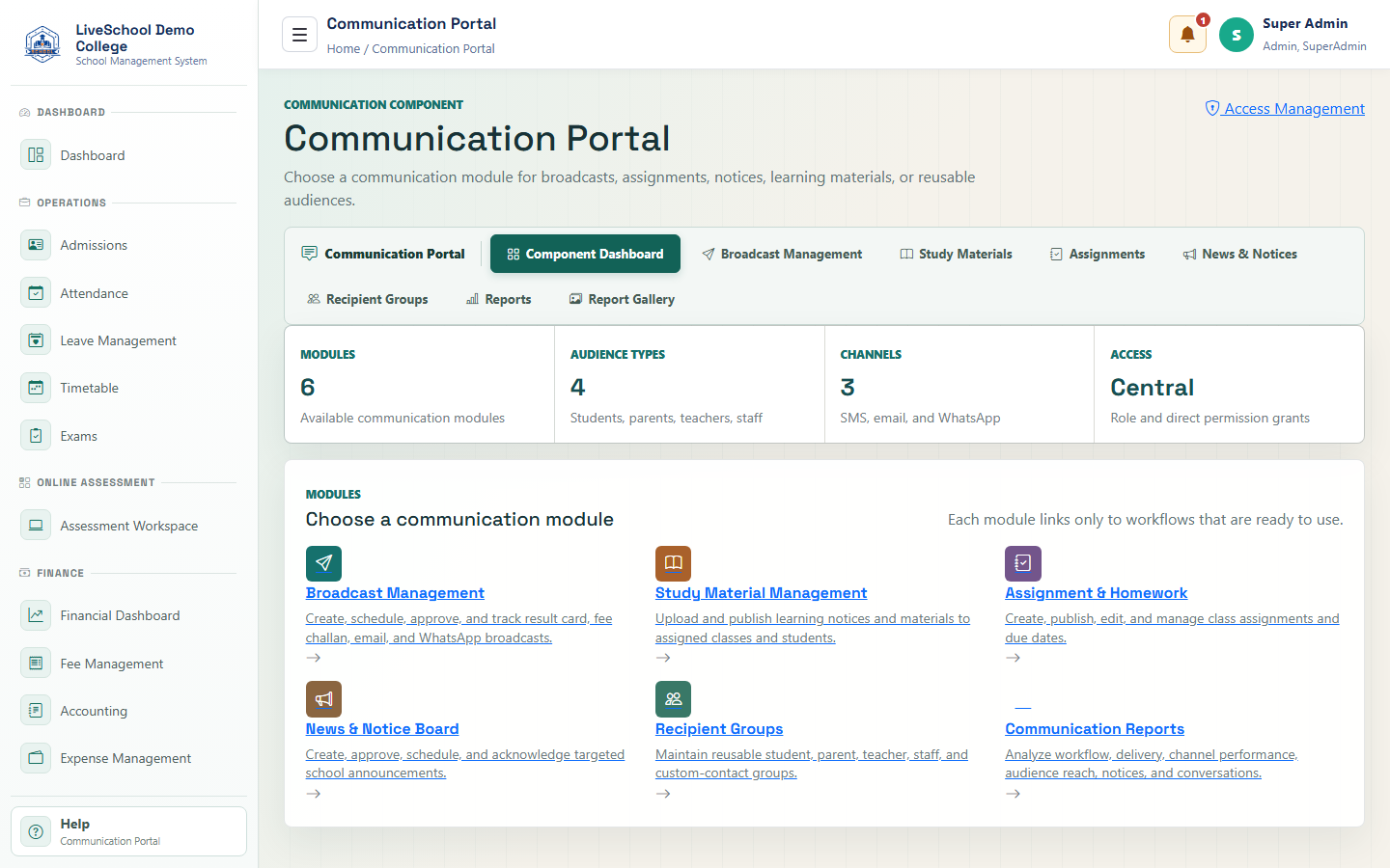 Communication interface