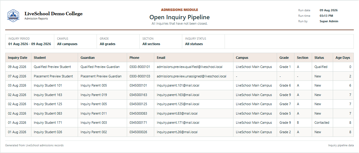 Open Inquiry Pipeline first page
